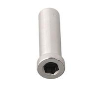 Stainless Steel Fixed Screw and Recessed Pivot Bolt Nut for Road Bike Brake Caliper Mount Compatible with Disc Brake Pads (8 * 28mm)
