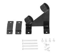 Stainless Steel Flag Pole Holder, 45° Flagpole Mounting Bracket, Heavy Duty Flag Pole Bracket with Weather Coating, Easy to Install Flag Pole Mount for Terrace Porch Fron