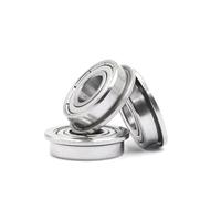 Stainless Steel Flange Bearing SF623ZZ F623ZZ 3x10x4 Mm,SFR4ZZ SFR4-2RS 6.35x15.875x4.978mm 1Pcs(SFR4ZZ)