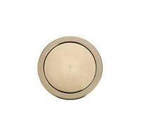Stainless Steel Flap Flush Recessed Built-in Balance Swing Flap Lid Cover Trash Bin Garbage Can Kitchen Counter Top for Kitchen Counter Top(Round-Bronze 20CM)
