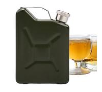 Stainless Steel Flask | Alcohol Flask 150ml,Leak-Proof Whiskey Container Stainless Steel Wine Barrel for Daily Travel Runner Outdoor Hiking Adventure Picnic Gym Camping