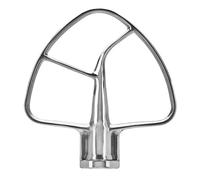 Stainless Steel Flat Beater，Compatible for KitchenAid，4.5-5 Qt Tilt-Head Stand Mixer Pastry Baking Mixing Attachment