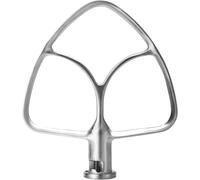 Stainless Steel Flat Beater,Compatible for KitchenAid 4.5-5QT Stand Mixers Accessories Replacement,Compatibie for Mixer Attachments