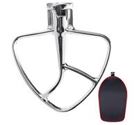 Stainless Steel Flat Beater for KitchenAid 4.5-5 Quart Tilt-Head Stand Mixers, Paddle Attachment for KitchenAid Mixer Accessory, Dishwasher Safe, and Mixer Sliding Mat