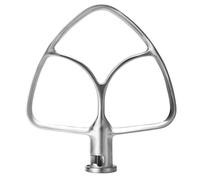 Stainless Steel Flat Beater for KitchenAid 4.5qt-5qt Tilt-Head Stand Mixer, Fit for Classic, Classic Plus and Artisan Mixer K45SS, KSM75, KSM90, KSM110, KSM125, KSM150 Heavy Duty and Dishwasher Safe