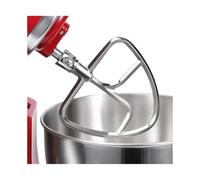 Stainless Steel Flat Edge Beater Paddle for KitchenAid Tilt-Head 4.5-5 Qt Mixers Dishwasher Safe Pastry Mixing Attachment