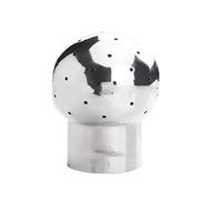 Stainless Steel Flat Fan Nozzle Fixed Ball Tank Washing Cleaning Nozzles DN15 DN20 DN25 DN32 DN40 DN50, Spray Metal Rotary Jet Head Nozzle(DN32 (1.2 inch))