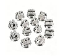 Stainless Steel Flat Fan Spray Tip, Nozzle for Weed Killing, Carpet Cleaning, and Agricultural Drone Spraying System, 10Pcs 15° Hole Diameter：1.6 mm(0.063in)