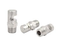 Stainless Steel Flat Fan Spray Tip， Wide Angle Fan Nozzle 304 Stainless Steel BSPT Multiple Sizes 120-150 Pack of 2 Or 5 Pcs(1/4 Wide Angle Fan Nozzle (Hole Diameter 2.3mm),2pcs)