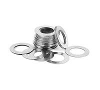 Stainless Steel Flat Penny Washers, 304 Stainless Steel Flat Washers Pack Of 50 M2 M3 M4 M5 M6 M7 M8 5-14mm Length 0.1-0.5mm Thickness(M6x9x0.3)