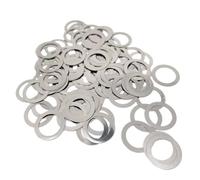 Stainless Steel Flat Penny Washers, 304 Stainless Steel Ultra Thin Flat Washer M2 To M40 Silver(M18x25 kit)