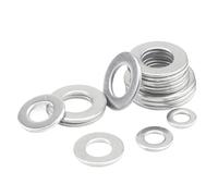 Stainless Steel Flat Washers | Size: Various Metric M Sizes, Usage: For Screw & Bolt Assembly(M6x10x1 50pcs)