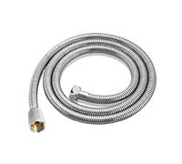 Stainless Steel Flexible Bathroom Bathtub Shower Hose, Water Pipe Head, Silicone Hose, Water Pipe Gasket Head, Shower Nozzle Tool(150CM)