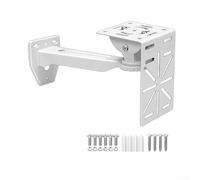 Stainless Steel Flexible Camera Wall Mount for Security Camera Installation on Posts Pipes and Vertical Surfaces Without Drilling (B)