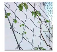 Stainless Steel Flexible Rope Mesh, 20cm/2mm Climbing Net for Plants, Garden Stair Decoration, 1x4m/3.3x13.1ft, and Versatile Trellis Netting