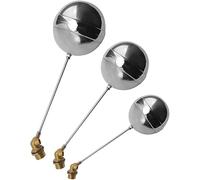 Stainless Steel Float Ball Valves, 1pcs Brass Quick Opening Adjustable Float Ball Valve,Cold and Hot Water Tank Flow Control(1/2 inch DN15)