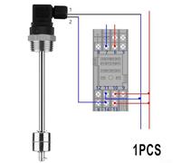 Stainless Steel Float Level Switch for Liquid Level Control - 100mm / 150mm / 200mm Vertical Water Level Sensor, IP67 Rated, 304/316 SS We(Single Ball 200)