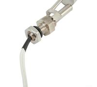 Stainless Steel Float Switch, 0-220V AC/DC, 1.5A Switching Current, -30°C to +125°C Operating Range, for Industrial Water Tower and Tank L