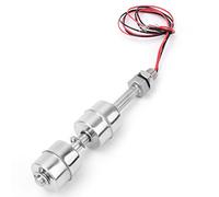 Stainless Steel Float Switch Double Ball Water Level Sensor for Pool Tank Sump Pump Pond Water Control Liquid Level Controller (Floating body 100mm)