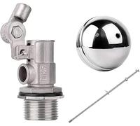Stainless Steel Float Valve, Adjustable Water Level Control Floating Ball Valve for Cisterns, Durable 304 Construction, Ideal for Fluid Flow Management