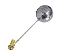 Stainless Steel Float Valve Brass Water Level Controller Automatic Tank Fill Valve for Boiler Feed Rice Steamer Toilet Cistern Water Tower Supply Inch DN25