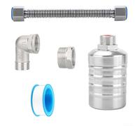 Stainless Steel Float Valve Kit with Automatic For Water Level Control for Tanks and Ponds Providing Reliable Performance and Long Term Use (D)
