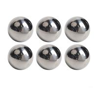 Stainless Steel Floating Garden Balls Mirror Finish Hollow Spheres for Water Features Fountains Ponds Zinc Bathtubs Glass Bowls Outdoor Decor Silver 2 or 6 Pack(51MM)