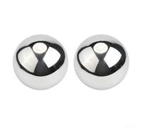 Stainless Steel Floating Garden Spheres Set Mirror Finish Decorative Hollow Metal Balls for Pond Fountain Water Feature Indoor Outdoor Decor Silver 100MM 2 Pack 51MM 6 Pack(100MM)