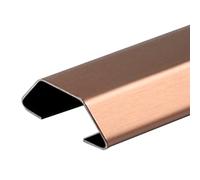 Stainless Steel Floor Cord Cover, 39" Long Floor Cable Cover, Self-adhesive, Cable Concealer for Ceiling, Corner, Wall(Silver,3.8x2.2cm/1.5x0.86in)