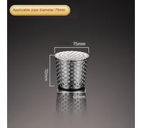 Stainless Steel Floor Drain Guard for Gutter Downspout - 304 Stainless Steel for Leaf & Debris Filter with Round Mesh, Fits Pipe Diameters 40-20(60-75MM)