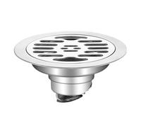 Stainless Steel Floor Drain, Multi - Purpose Shower Drain, Grate Cover, for Kitchen Balcony Bathroom and Washroom, Includes Self - Sealing Core and Debris Filter(Single Use,9.8cm/3.8in)