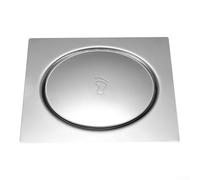 Stainless Steel Floor Drain with Easy Push Type Design A Must Have for Effective Water Management (Silver)