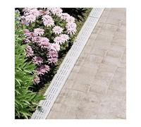 Stainless Steel Floor Drainage Trench, Outdoor Sidewalk Bath Floor Drainage Kit, Rectangular Drainage Trench For Indoor Outdoor Decor(100x15x4cm)