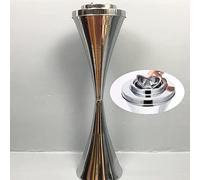 Stainless Steel Floor Standing Ash Tray with Lid, Self-Cleaning Design for Smoke-Free Environment, Ideal for Commercial and Home Use