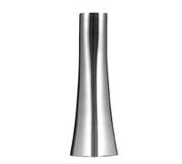 Stainless Steel Flower Vase - Silver, Durable, Gift, 6.7 Inches, Modern, Elegant Centrepiece, Rustproof Construction, Decorative Vessel for Desk, Table, Dried Flower