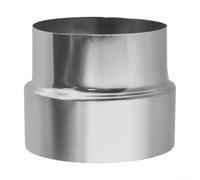 Stainless Steel Flue Liner RChimney Adaptor Multi-Size Connector Pipe for Wood Stove Heating System Masonry Chimney Installation 60mm 70mm 80mm 90mm 100mm 110mm 120mm(Ø110 mm/Ø100 mm)