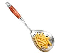 Stainless Steel Foam Chip,Cooking Tool With A Long Handle | Drain & Strainer Spoons For Cooking | Suitable For Dumplings, Eggs, Meat, Noodles, Frying, Pans, Home Use, Restaurant