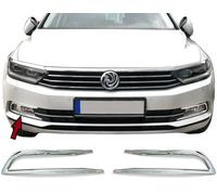 STAINLESS STEEL FOG LIGHT FRAME CHROME Fits VW PASSAT 3G B8 | 2014- Onwards