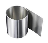 Stainless Steel Foil Roll, Thin 304 Stainless Steel Plate Foil, Width 0.01mm to 3mm Metal Strip Plate Sheet 1pc(0.8X100X100mm)