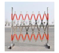 Stainless Steel Foldable Entryway Fence 1.2/1.5m High Adjustable Outdoor Barrier with Pulley Safe and Garden Fencing for Home and Business Use