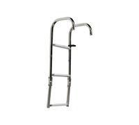 Stainless Steel Folding Boat Boarding Ladder 3 Steps Foldable Arch Hook LADARCH3