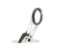Stainless Steel Folding Fishing Rod Guide Ring Corrosion Resistant Replacement Tip Salt Water Rod Accessories High Tensile Strength Fishing Guide