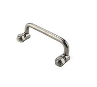 Stainless Steel Folding Handle Toolbox Movable Handle Industrial Equipment Door Handle 1Pcs (Color : Stainless Steel, Size : 100mm)