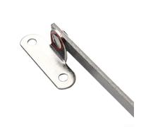 Stainless Steel Folding Pull Rod Cabinet Door Stay, Movable Lift Up Support Hinge for Cupboard, For Tatami & Lid, Left & Right Side, Silver Finish 2 Pack(2 Pair)