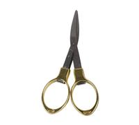 Stainless Steel Folding Scissors Small Emergency Travel Thread Paper Cutting Embroidery Gold Silver Portable Outdoor Activities (Golden)