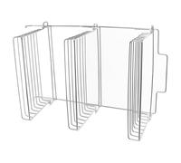 Stainless Steel Folding Wall Storage Shelf Toiletries Organiser Bathroom | Smooth Silver Finish, Space-saving Hinged Design, Suitable for Sponges and Wash Items, Kitchen or Dormitory Use
