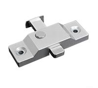 Stainless Steel Folding Window Latch Lock for Sliding Doors Featuring Secure Rivet Fastening and Modern Matte Finish (W)