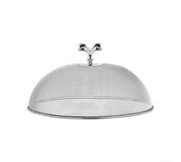 Stainless Steel Food Cover 24cm Fly Prevention Dome for Kitchen - Dust for proof Shield for Bowls Dishes Platters Silver(26CM)