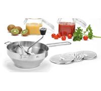 Stainless Steel Food Mill 3 Discs Fine Medium Coarse