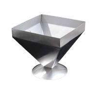 Stainless Steel Food Mold | Stainless Steel Pyramid Pagoda Meat Mold | Reusable Heat-Resistant Shaper Cooking Baking Mould for Dessert Cake Rice Chinese Zongzi Pastries Cold Salads